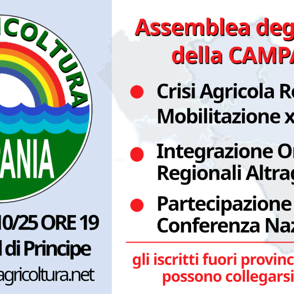 Assemblea in Campania per ricordare alla politica che c’è la crisi.